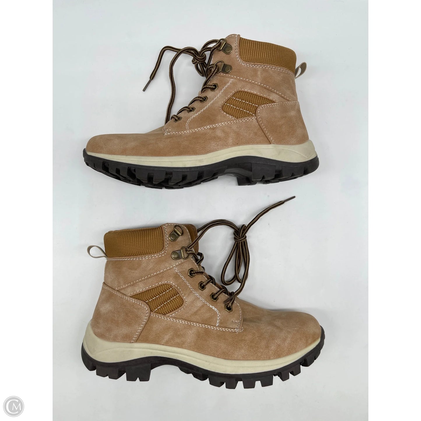 Boots Hiking By Clothes Mentor In Tan, Size: 8