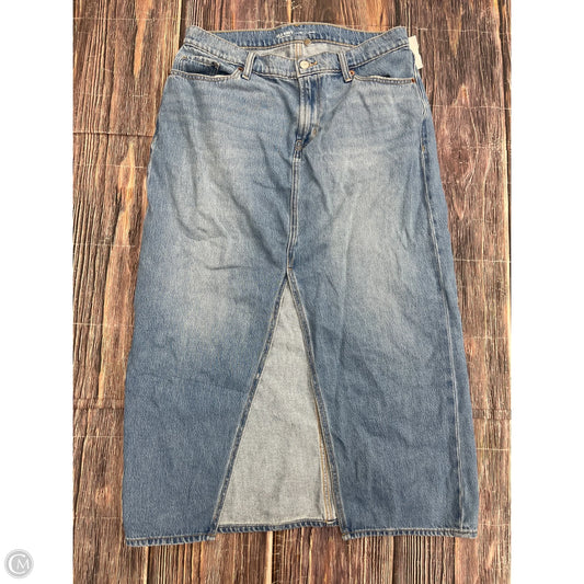 Skirt Maxi By Old Navy In Blue Denim, Size: 10