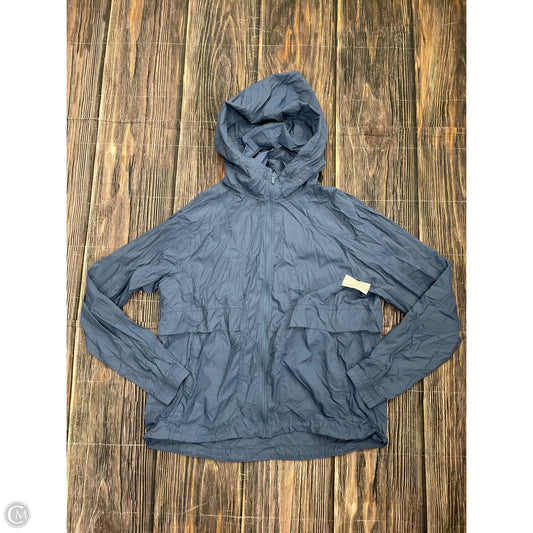 Athletic Jacket By Lululemon In Blue, Size: 12