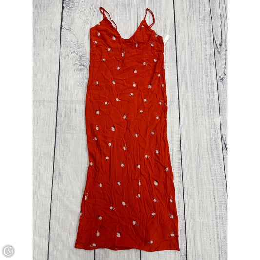 Dress Casual Maxi By Clothes Mentor In Orange, Size: S