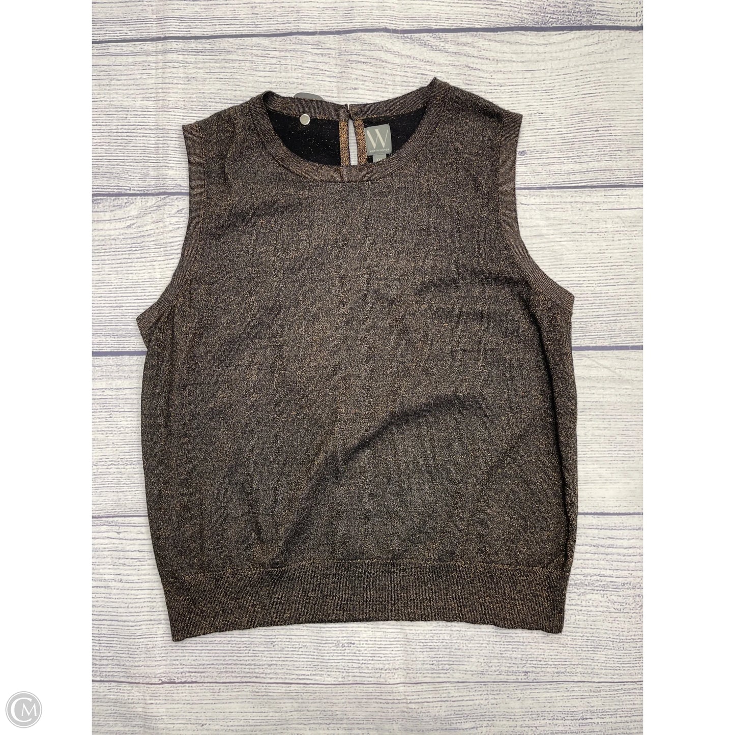 Tank Top By Worthington In Black, Size: 2x