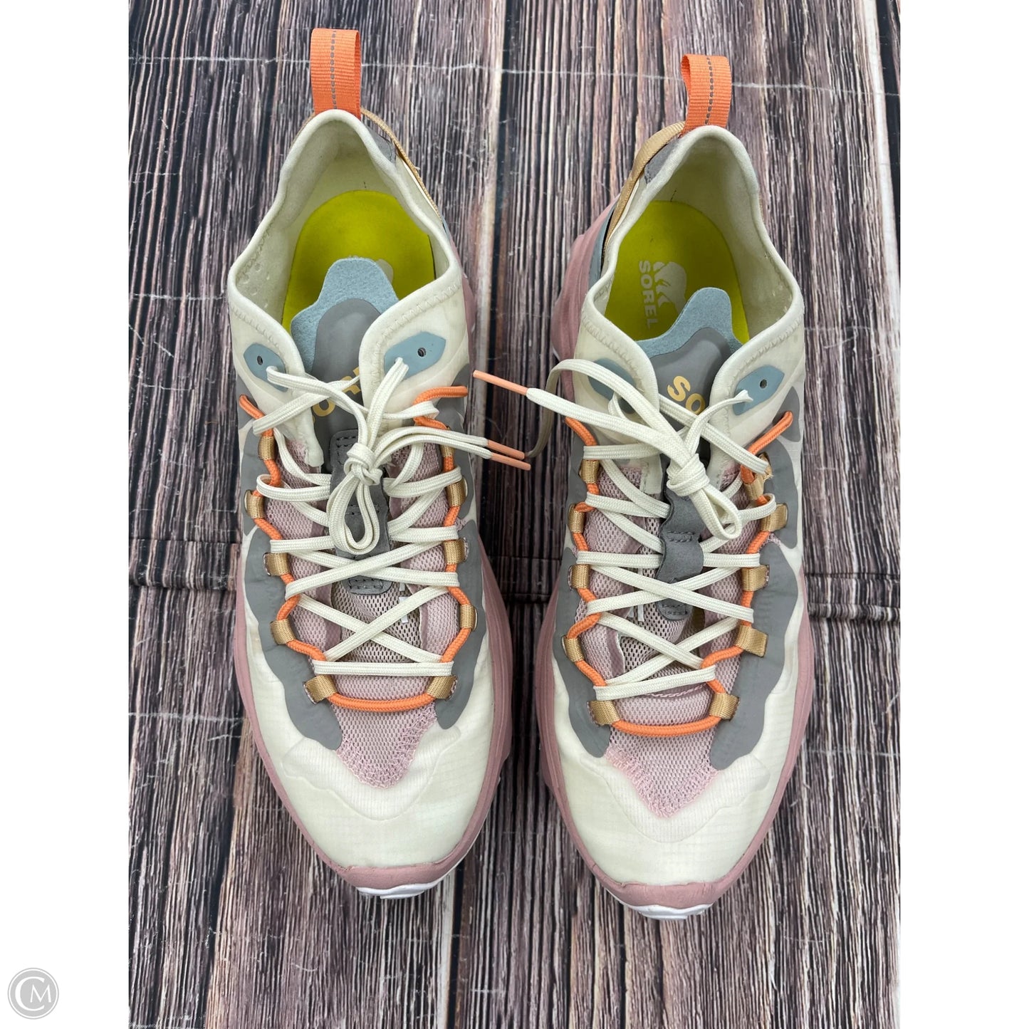 Shoes Athletic By Sorel In Ivory, Size: 11