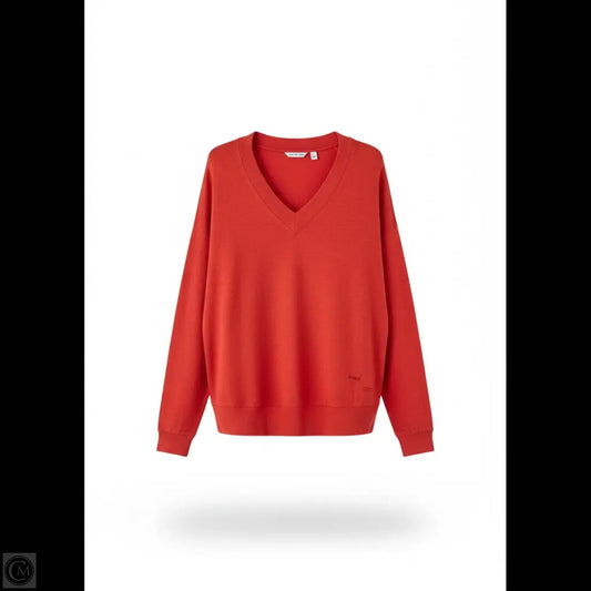 Top Long Sleeve By Peace Love World In Orange, Size: L