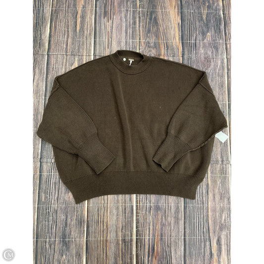 Sweater By Free People In Brown, Size: Xs