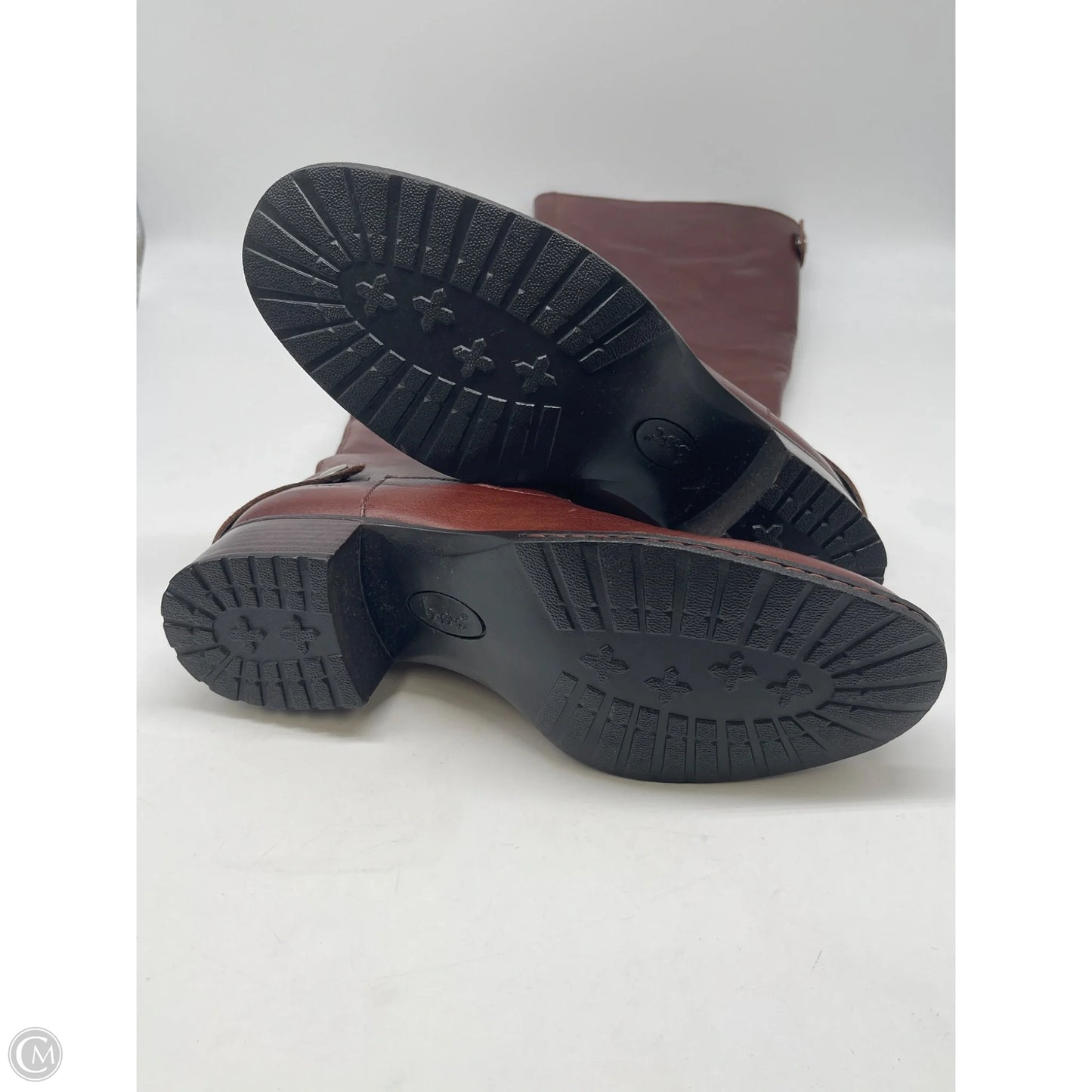 Boots Mid-calf Heels By Boc In Brown, Size: 8