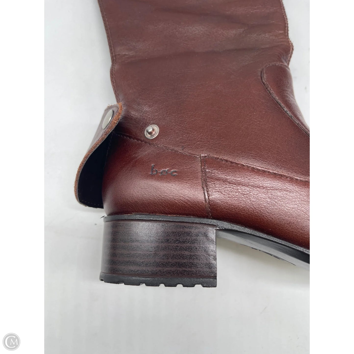 Boots Mid-calf Heels By Boc In Brown, Size: 8