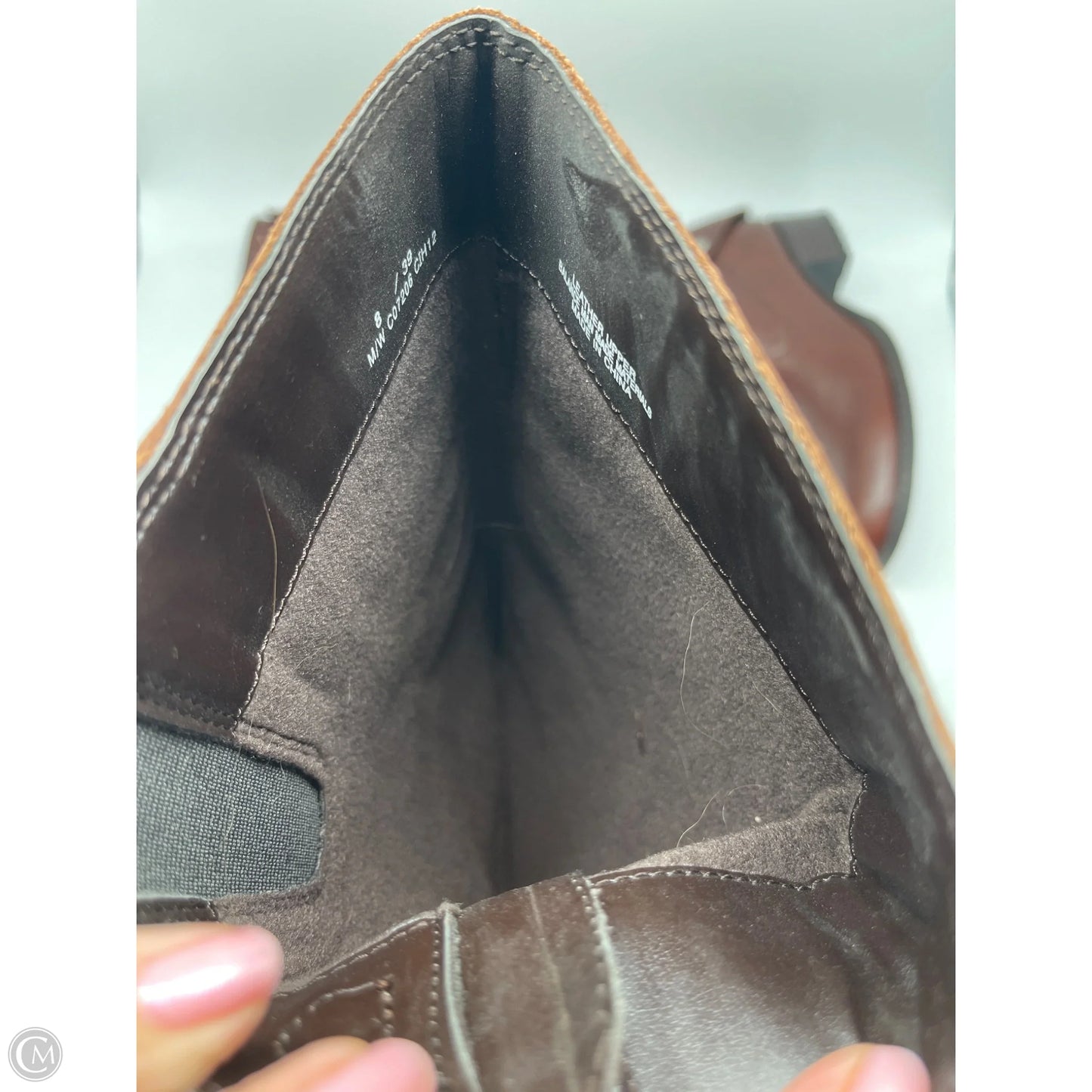 Boots Mid-calf Heels By Boc In Brown, Size: 8