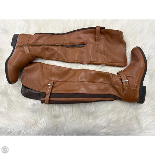 Boots Knee Flats By Bar Iii In Brown, Size: 6