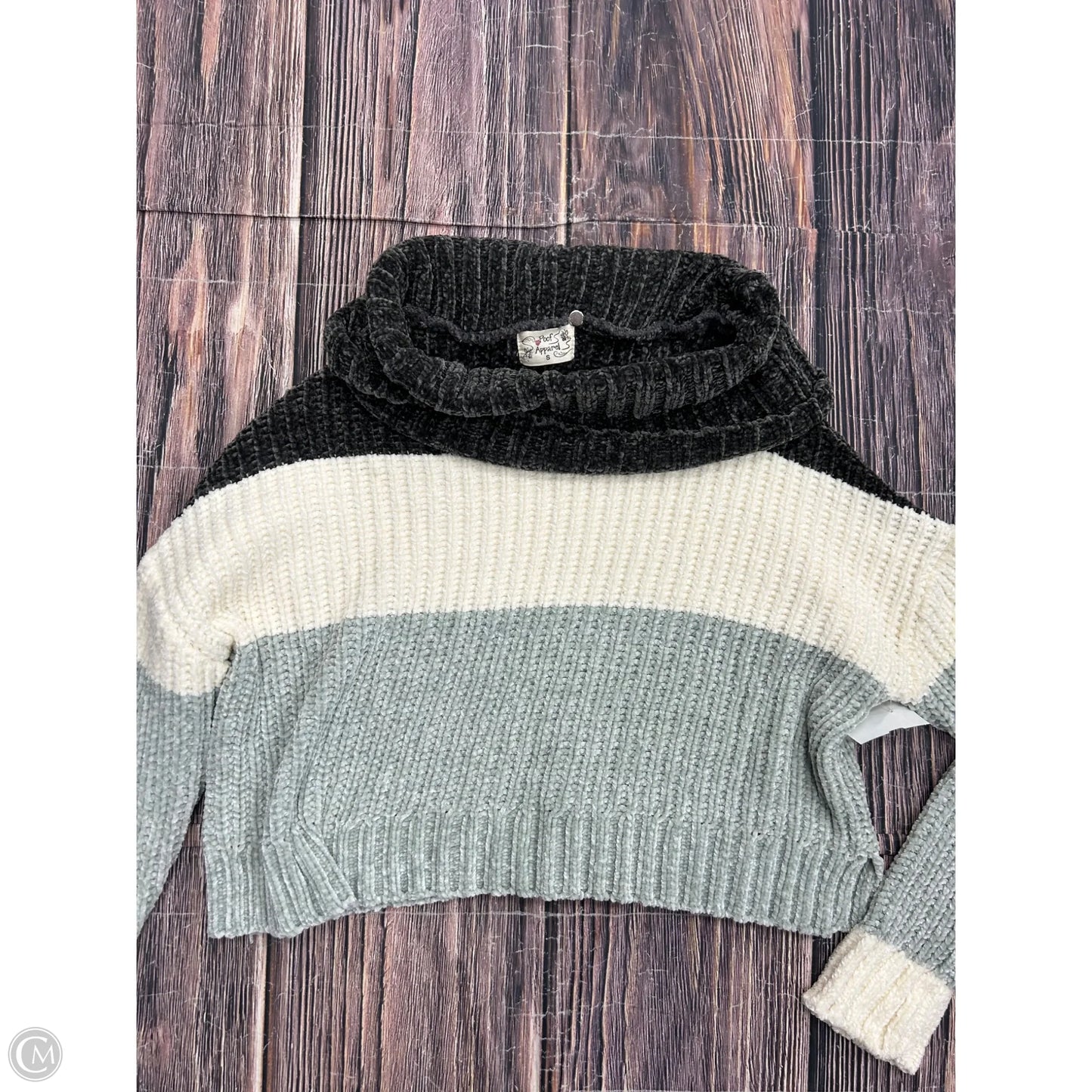 Sweater By Poof In Grey, Size: S