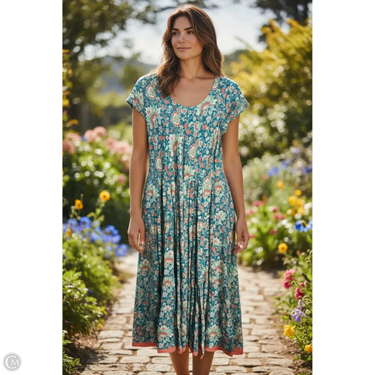 Dress Casual Maxi By Soft Surroundings In Floral Print, Size: S