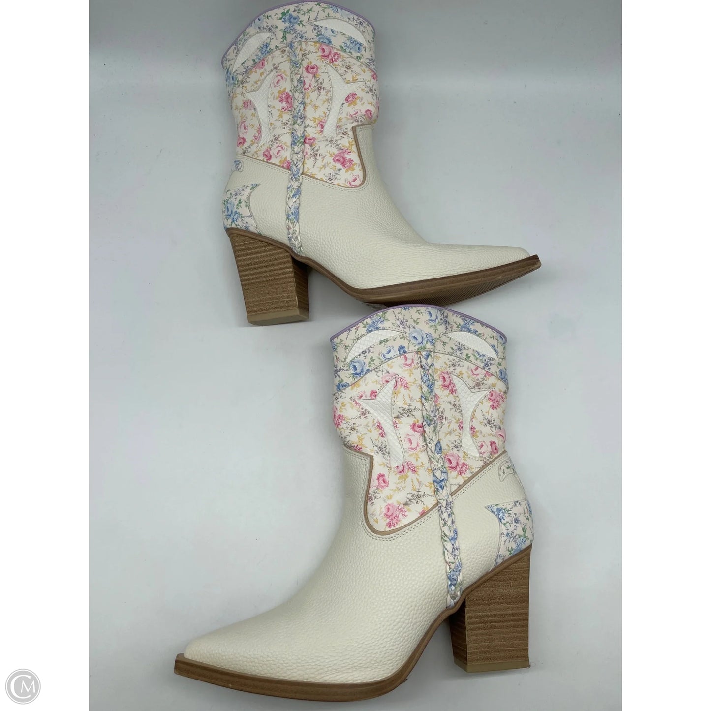 Boots Ankle Heels By Altard State In White, Size: 9