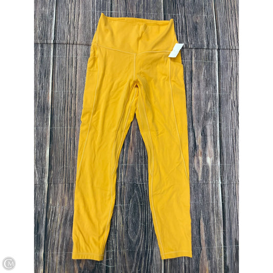 Athletic Leggings By Lululemon In Orange, Size: 6