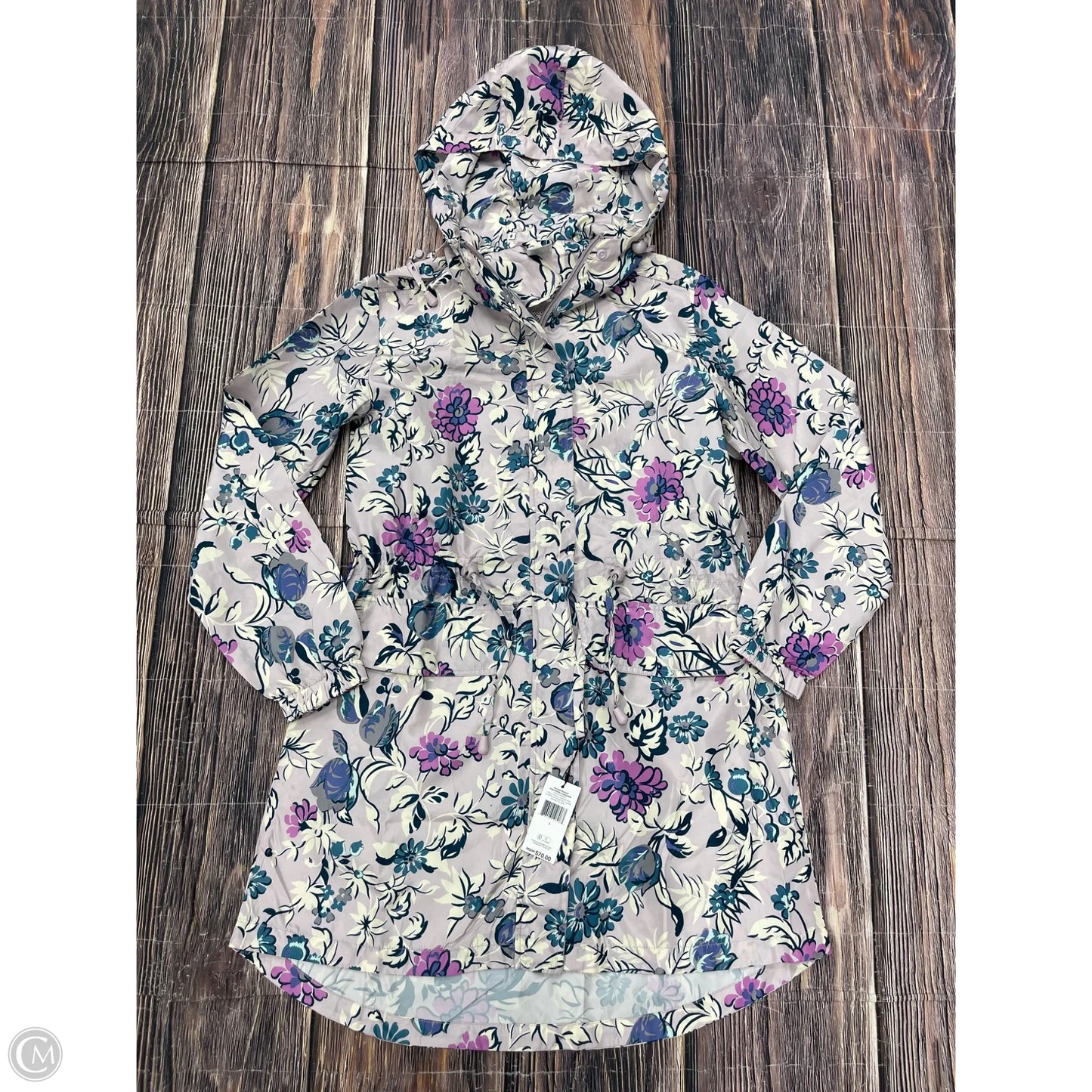 Jacket Windbreaker By Vera Bradley In Purple, Size: Xs
