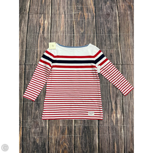 Top Long Sleeve By Talbots In Red, Size: Xs