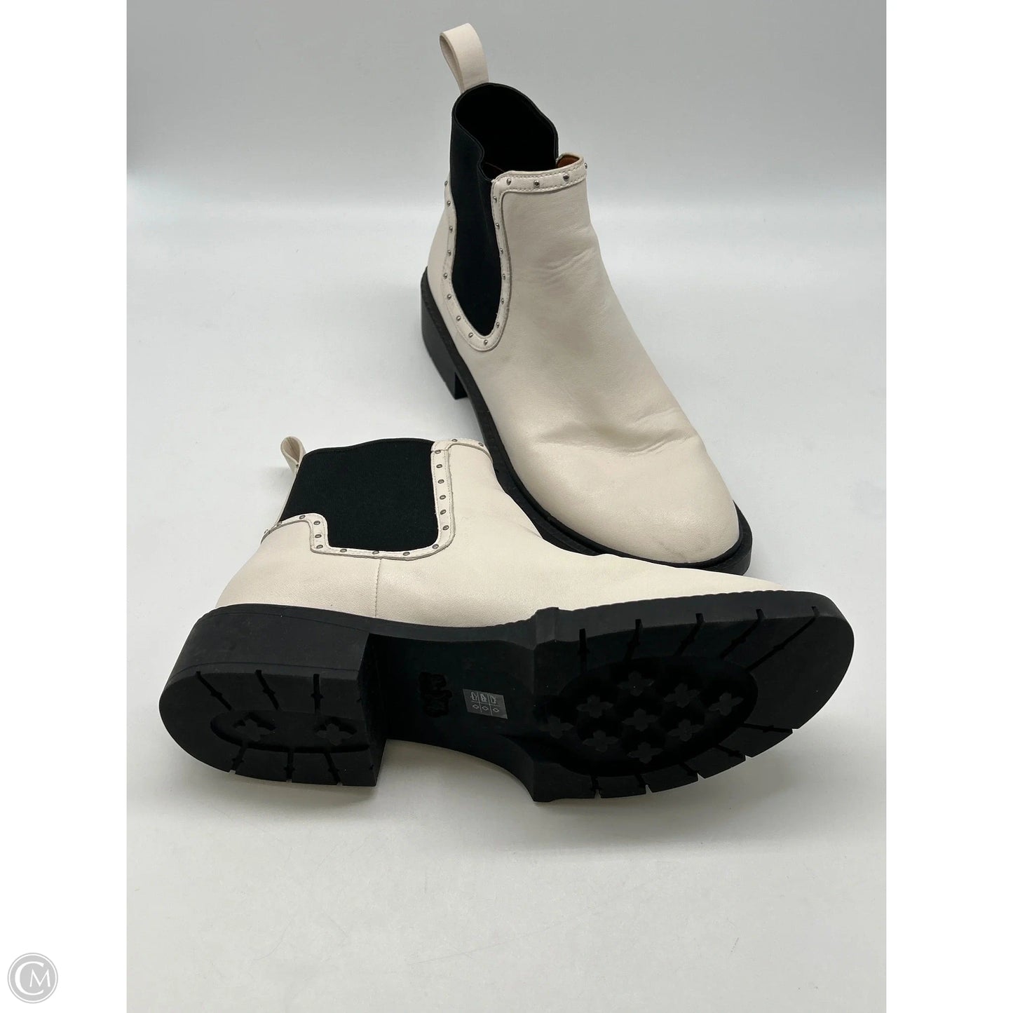 Boots Designer By Coach In White, Size: 10