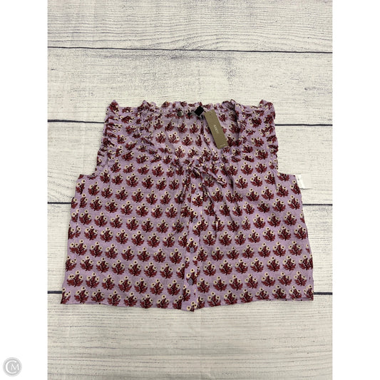 Tank Top By J. Crew In Purple, Size: Xs