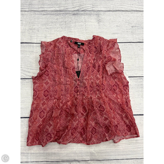 Tank Top By Paige In Red, Size: S