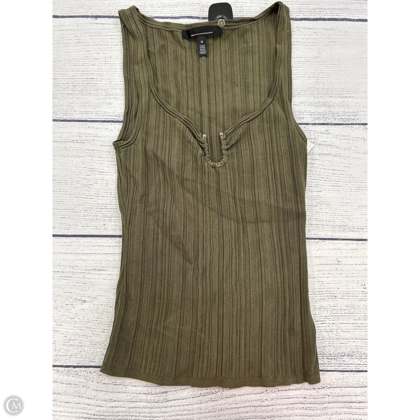 Tank Top By White House Black Market In Green, Size: M