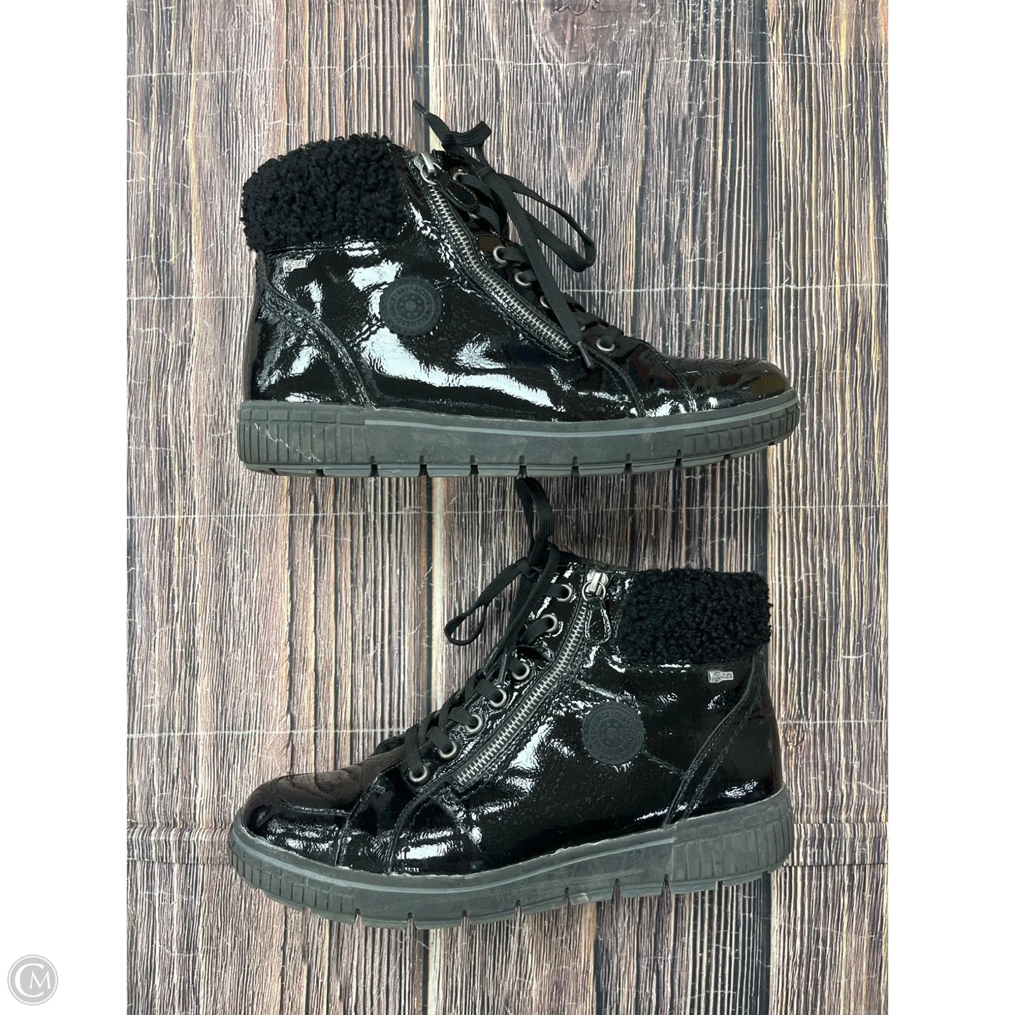 Boots Ankle Flats By Spring Step In Black, Size: 12