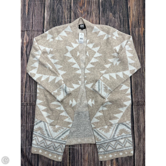 Cardigan Designer By Frye In Tan, Size: Xl