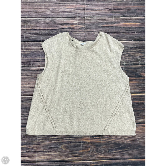 Top Sleeveless By Pure Jill In Cream, Size: 3x