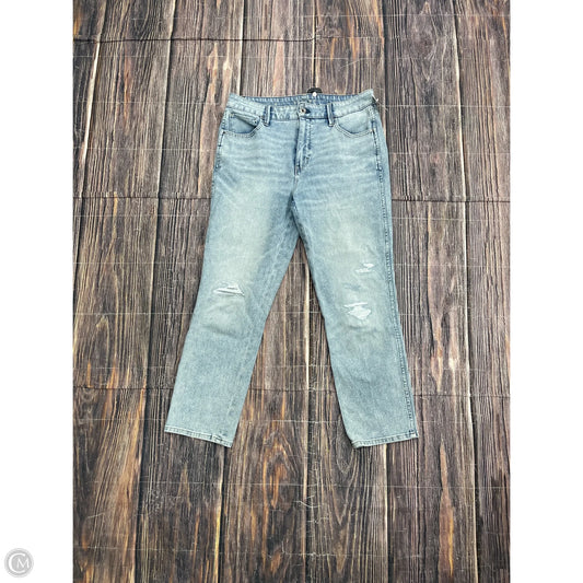 Jeans Straight By White House Black Market In Blue Denim, Size: 8