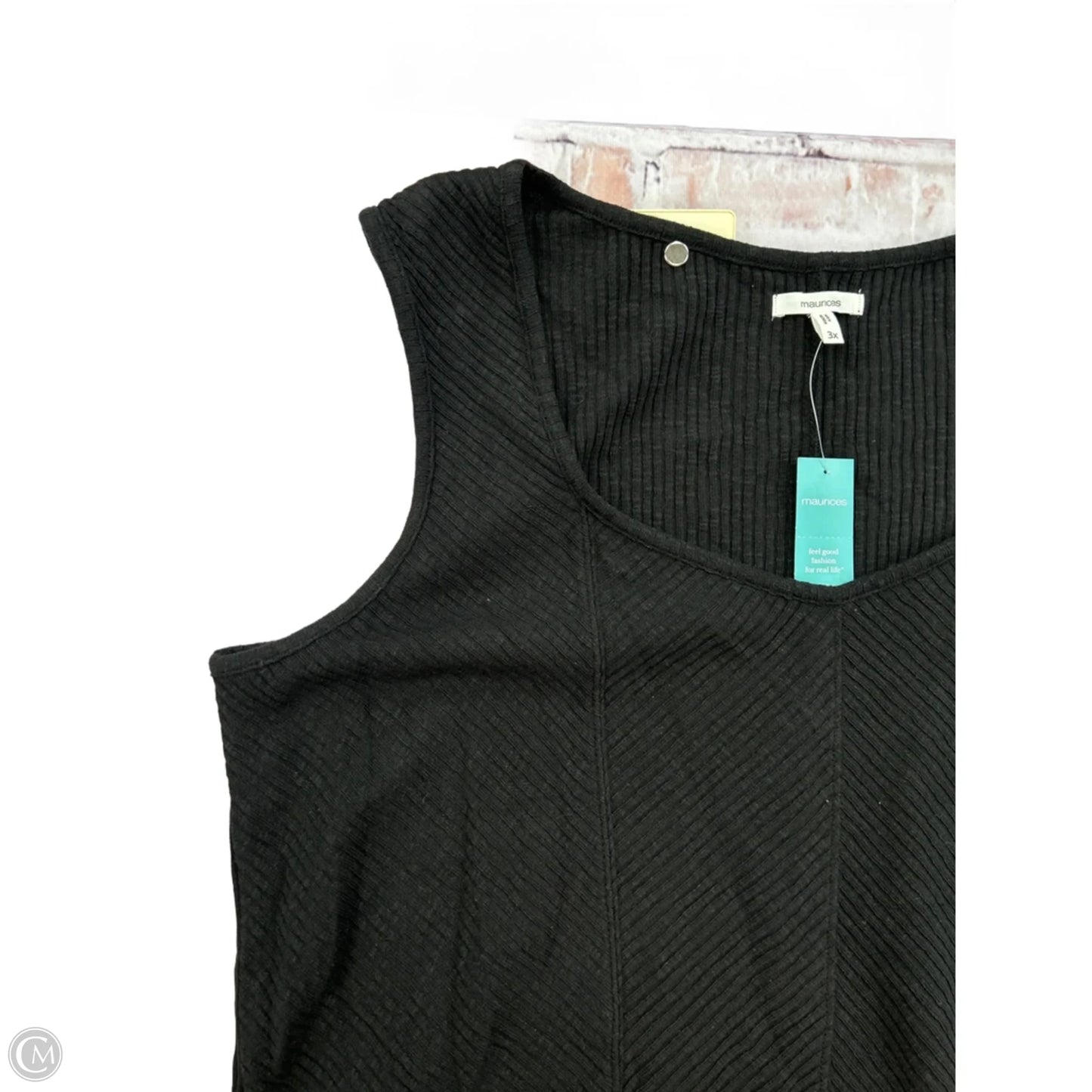 Tank Top By Maurices In Black, Size: 3x