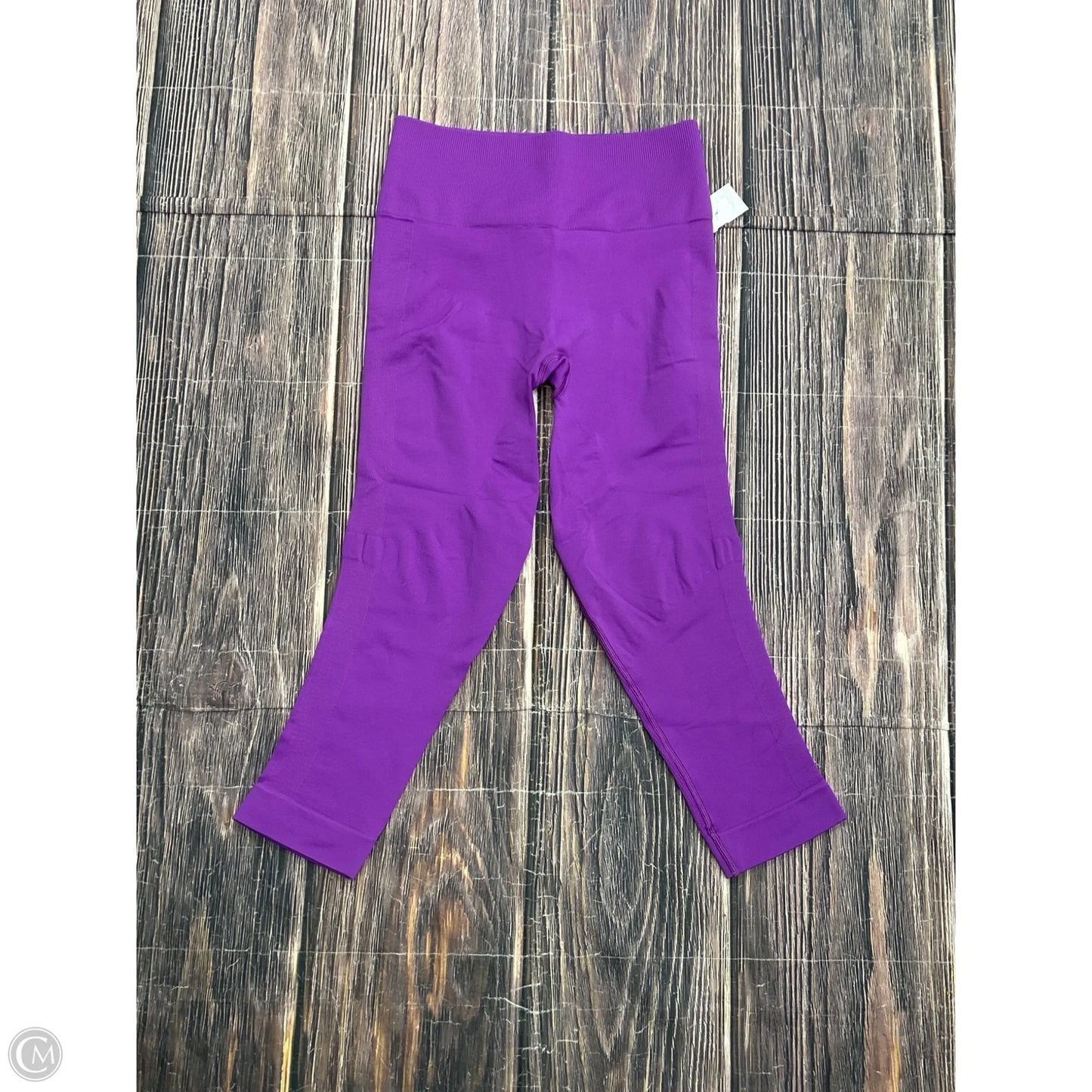 Athletic Capris By Lululemon In Purple, Size: 8