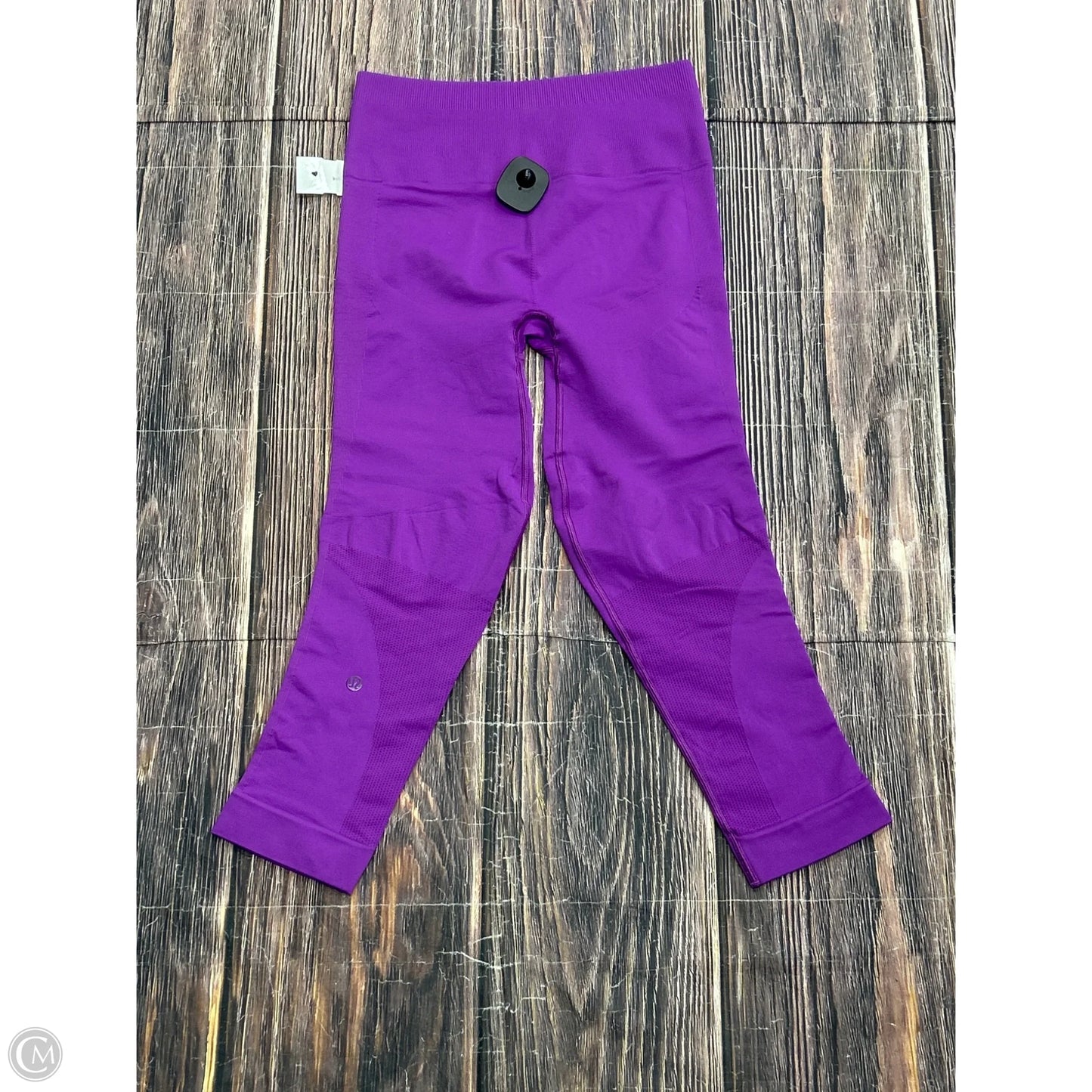 Athletic Capris By Lululemon In Purple, Size: 8
