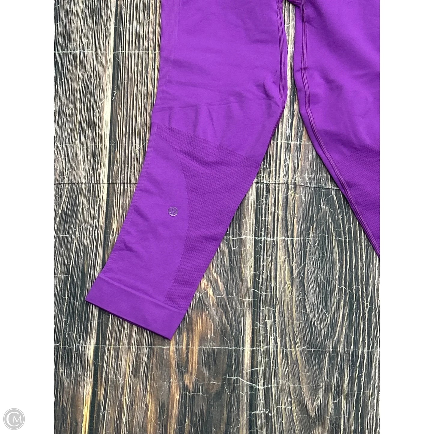 Athletic Capris By Lululemon In Purple, Size: 8