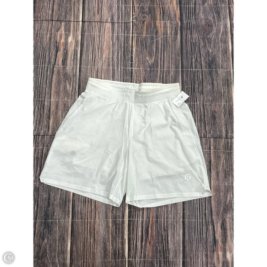 Athletic Shorts By Lululemon In White, Size: S