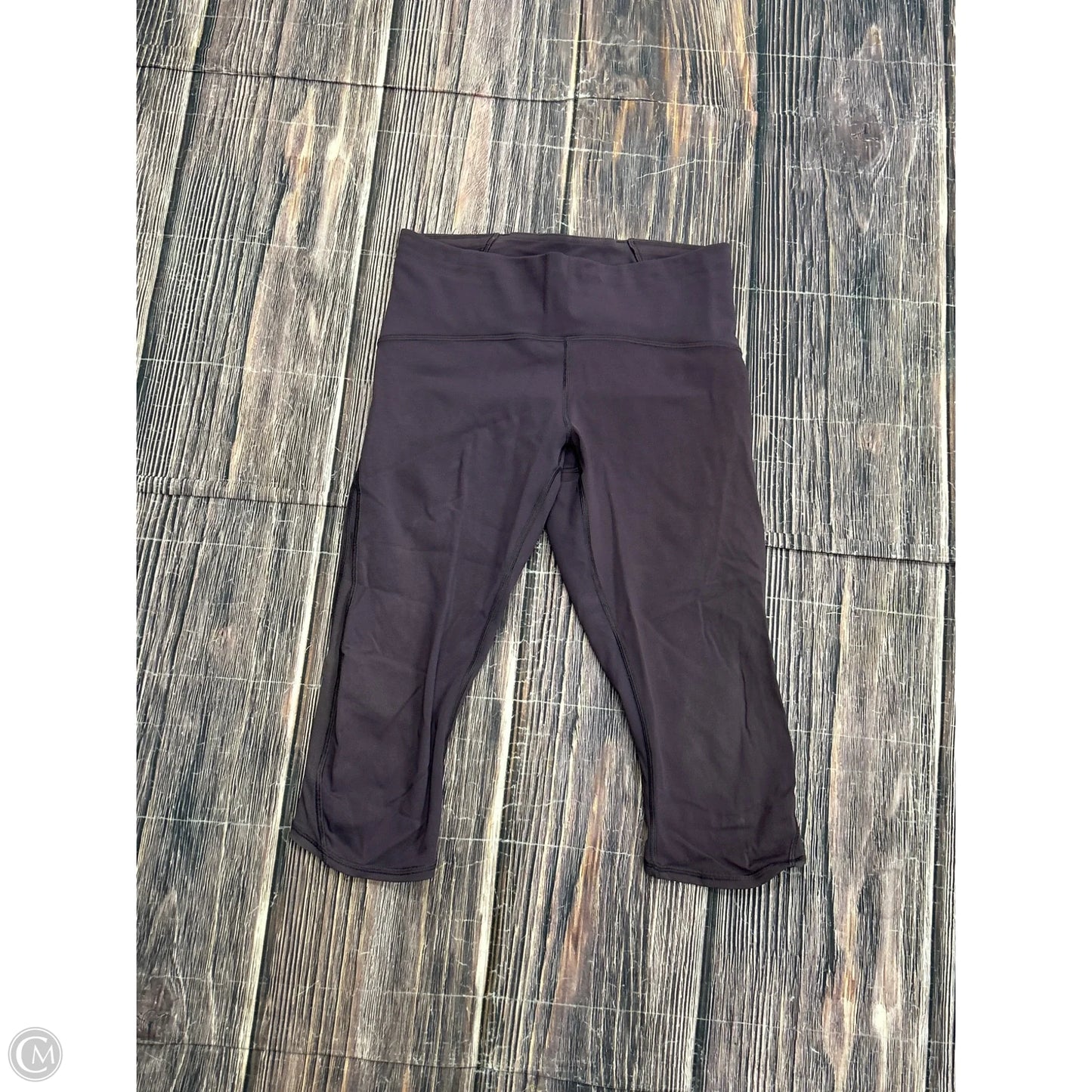Athletic Capris By Lululemon In Purple, Size: 8