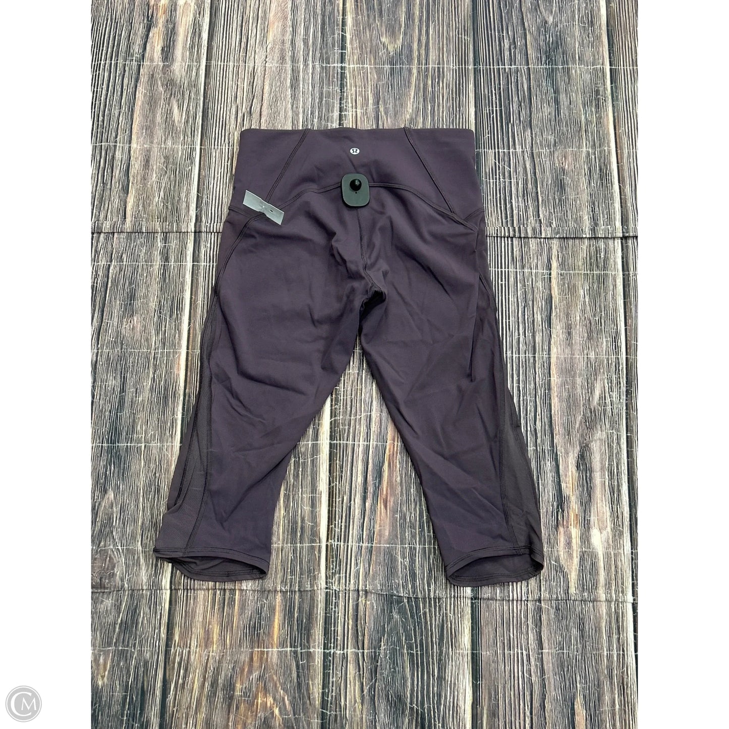 Athletic Capris By Lululemon In Purple, Size: 8