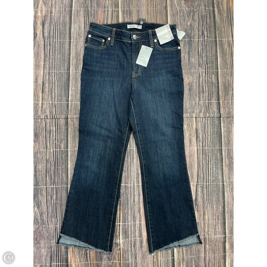 Jeans Flared By Nine West In Blue Denim, Size: 6p
