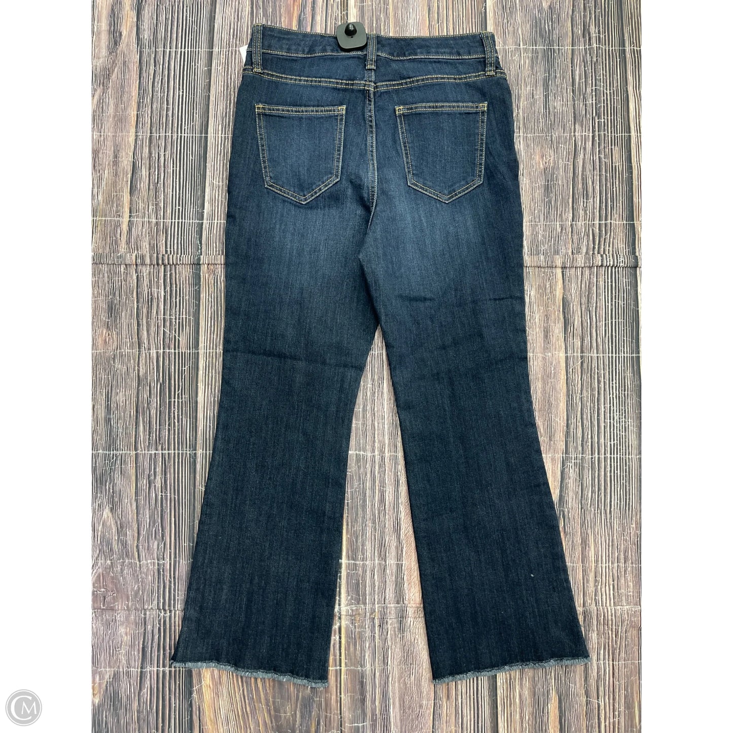Jeans Flared By Nine West In Blue Denim, Size: 6p