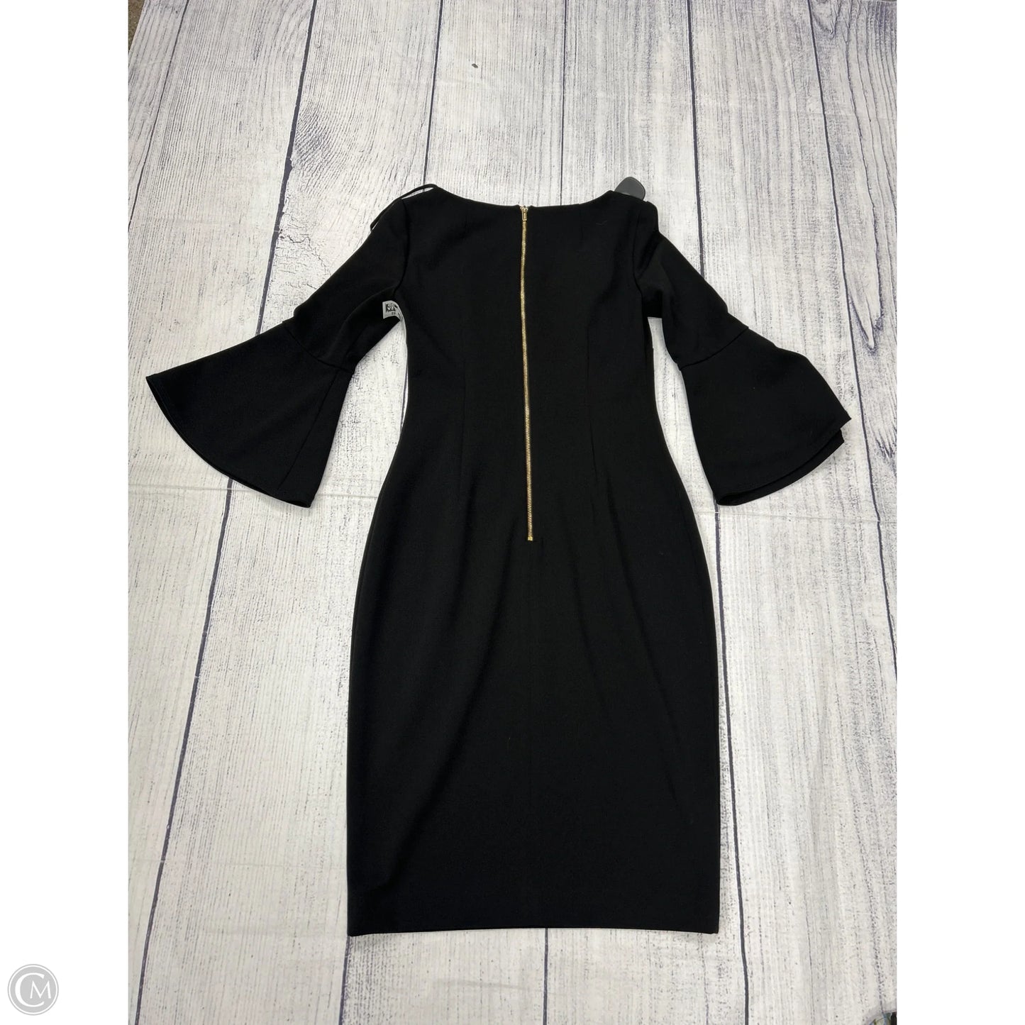 Dress Work By Calvin Klein In Black, Size: Large
