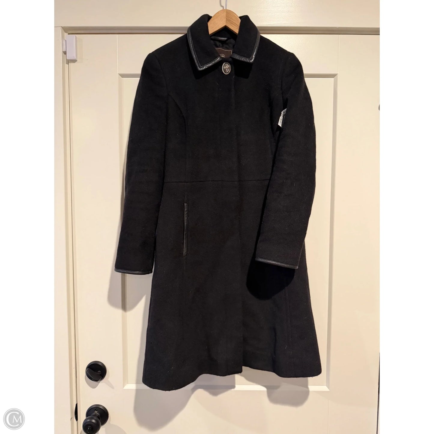 Coat Designer By Coach In Black, Size: Xs