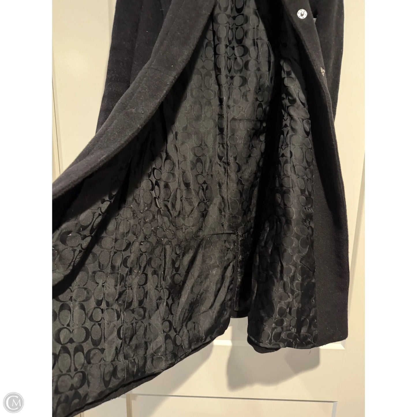 Coat Designer By Coach In Black, Size: Xs