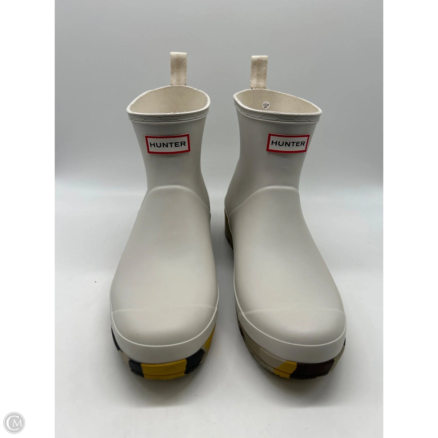 Boots Rain By Hunter In White, Size: 11
