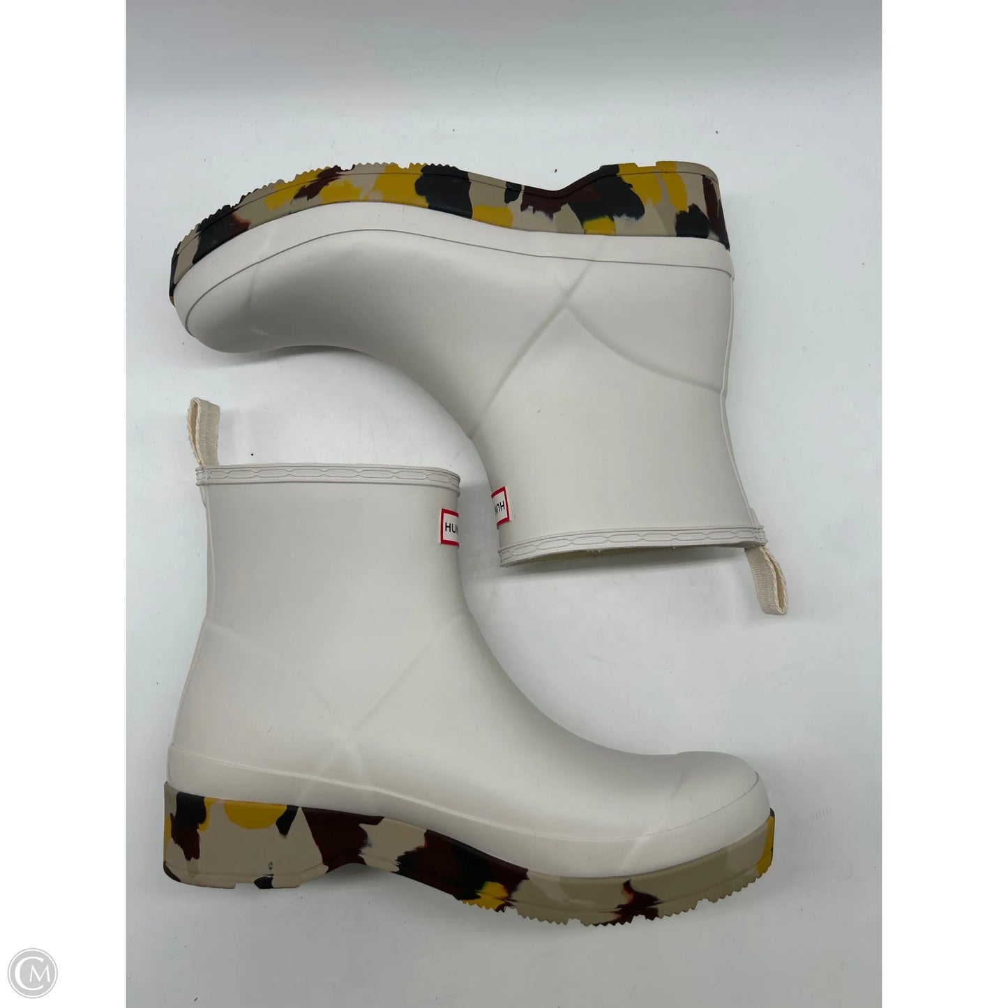 Boots Rain By Hunter In White, Size: 11
