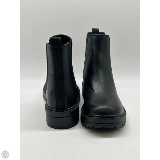 Boots Ankle Heels By Clothes Mentor In Black, Size: 7.5