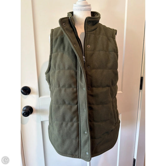 Vest Puffer & Quilted By Croft And Barrow In Green, Size: L