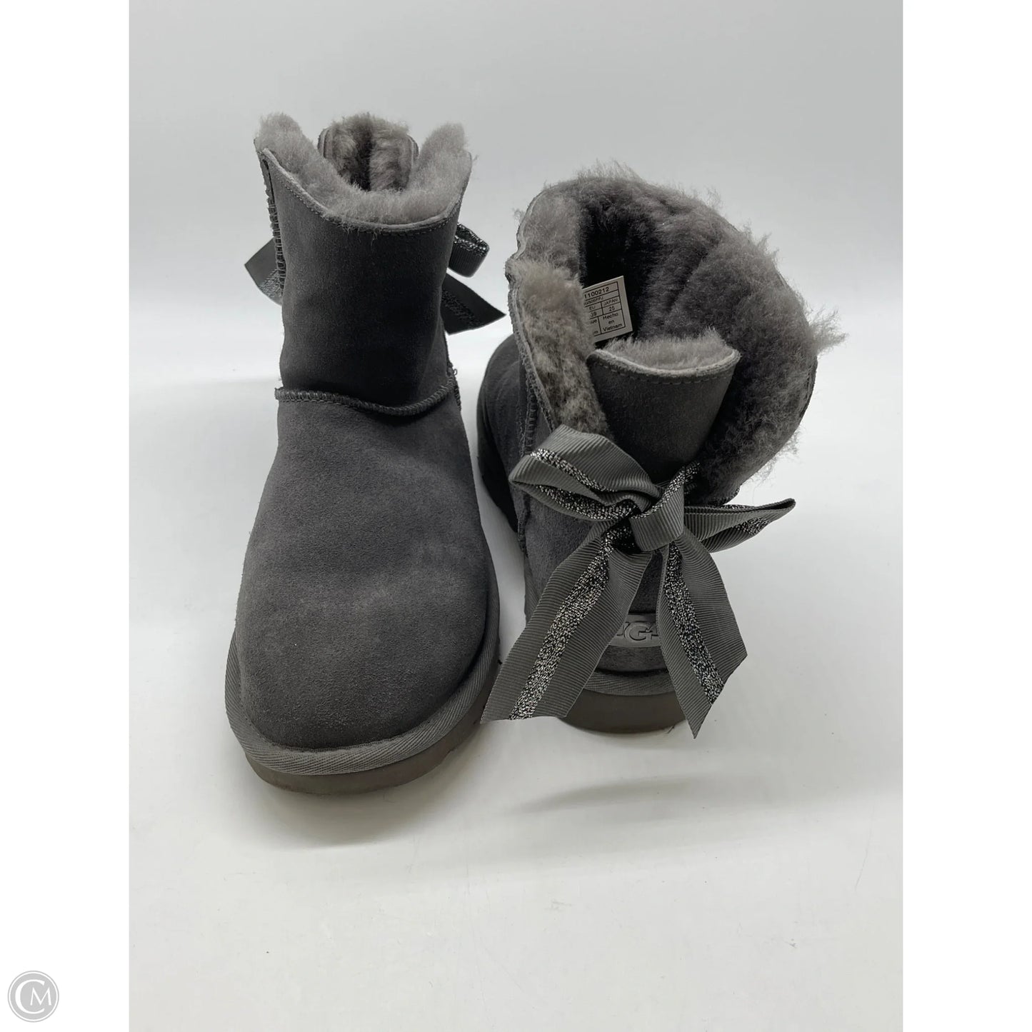 Boots Designer By Ugg In Grey, Size: 8