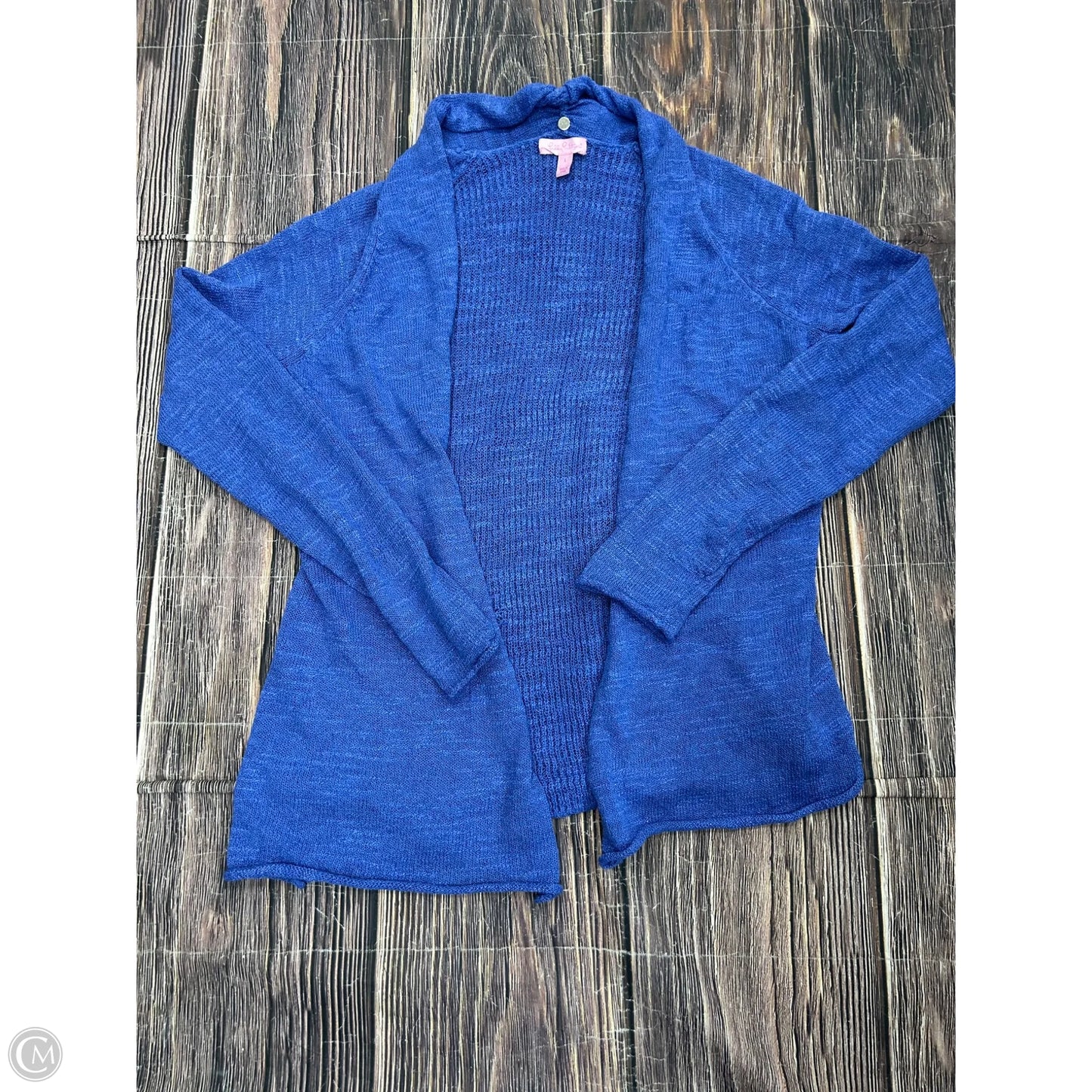 Cardigan Designer By Lilly Pulitzer In Blue, Size: L