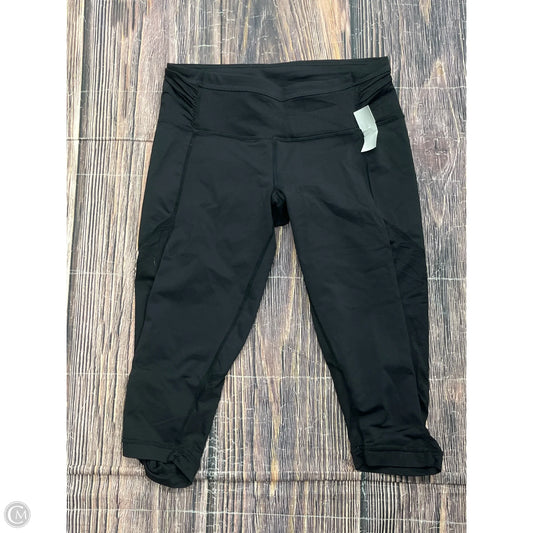 Athletic Capris By Lululemon In Black, Size: 4