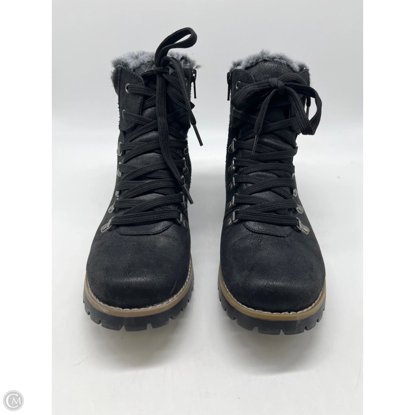Boots Ankle Heels By Cliffs By White Mountain In Black, Size: 8.5