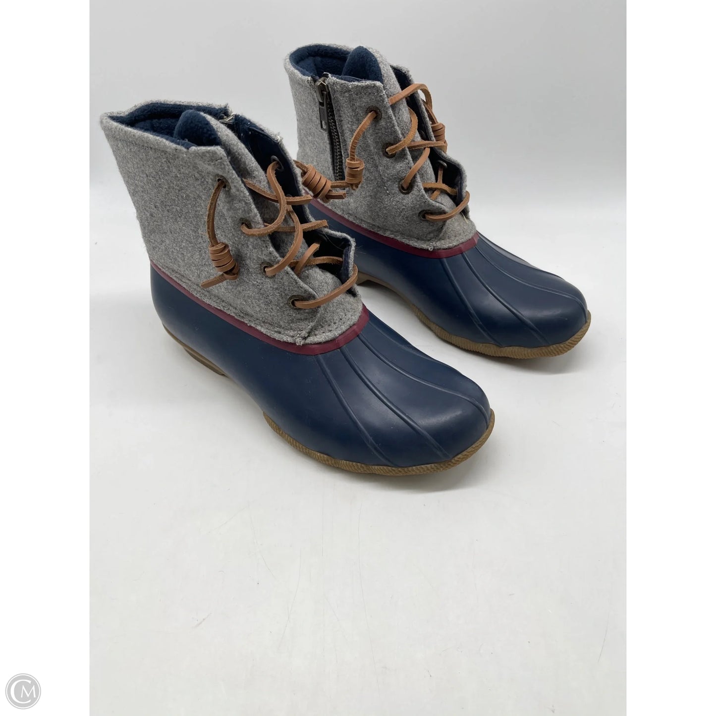 Boots Ankle Flats By Sperry In Blue, Size: 8