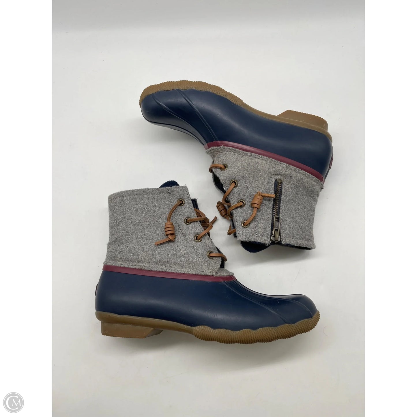 Boots Ankle Flats By Sperry In Blue, Size: 8