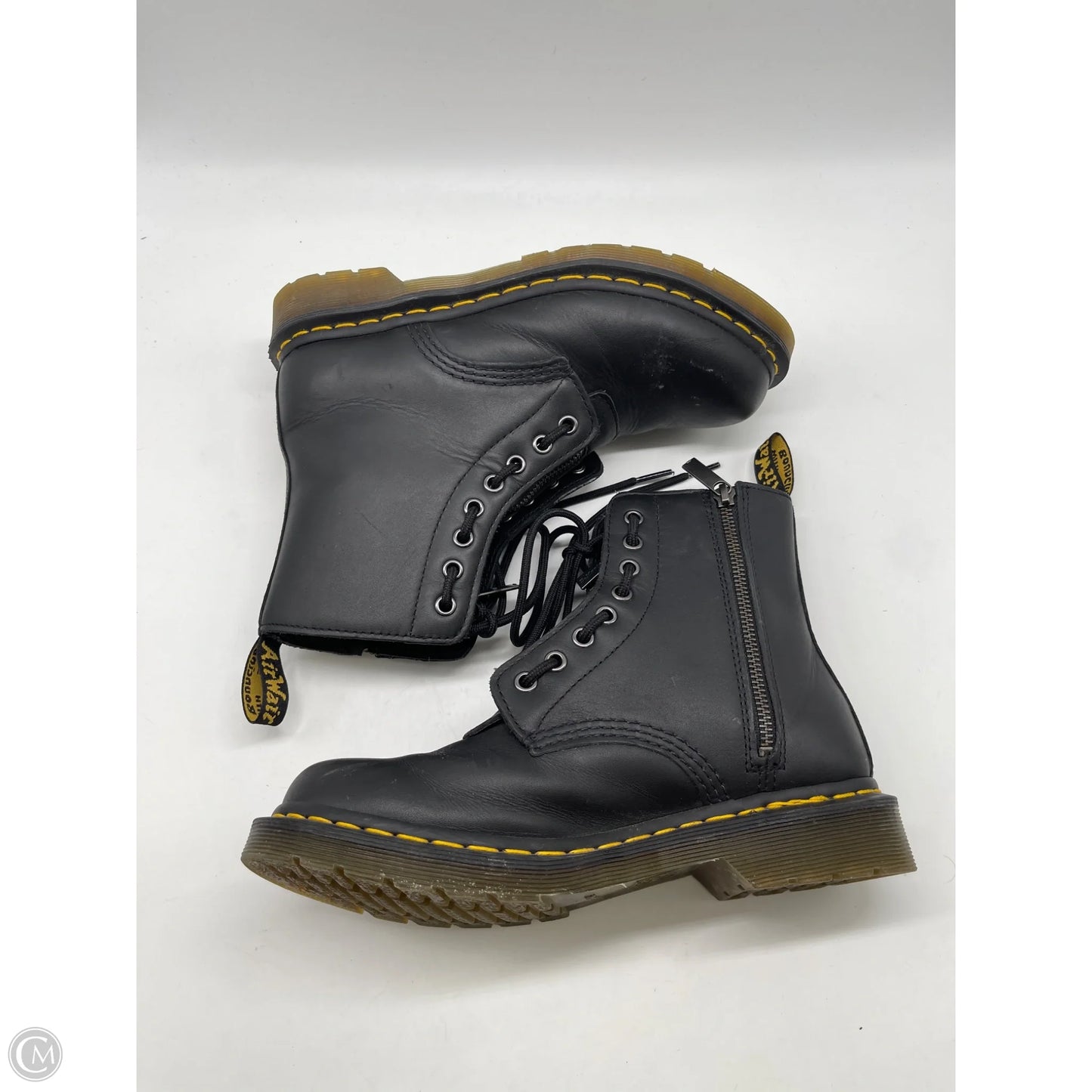 Boots Ankle Heels By Dr Martens In Black, Size: 8