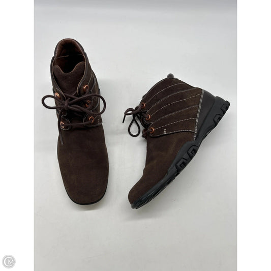 Boots Ankle Flats By Cole-haan In Brown, Size: 6.5